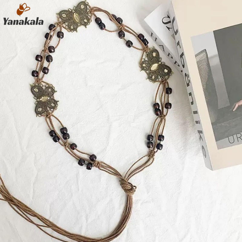 ส่งเร็ว🚚ใหม่ เข็มขัดโซ่คาดเอว สไตล์โบฮีเมียน เรโทร หญิง y2k เกาหลี แฟชั่น ของขวัญวันหยุด-Yanakala - รูปที่ 5