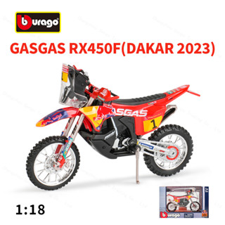 Bburago 1:18 GAGAS RX450F 2023 Dakar Rally KTM 450 Rally 450…