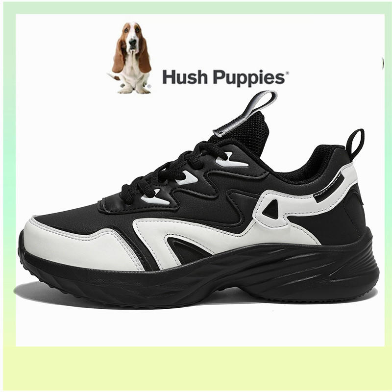 HUSH PUPPIES Hush Puppys รองเท้าผู้หญิงรองเท้าแบนผู้หญิงเกาหลี Hush Puppy รองเท้าผู้หญิงกีฬารองเท้าผ