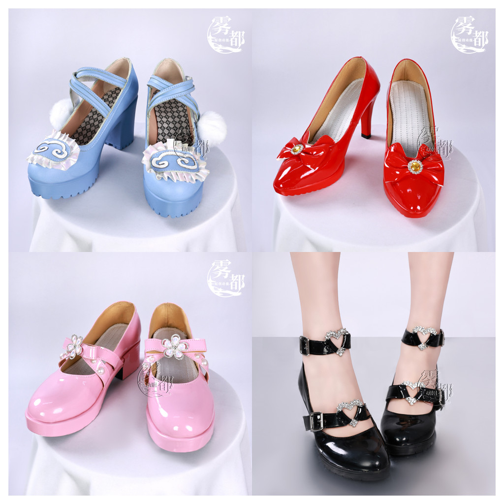 Naraka Sanrio คอสเพลย์ Tessa คอสเพลย์รองเท้าเกม Naraka คอสเพลย์รองเท้า