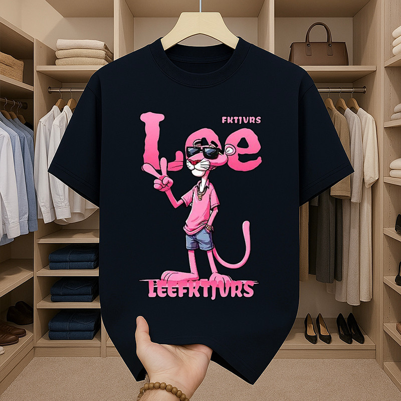 เสื้อยืดผู้ชาย สกรีนลายการ์ตูนแฟชั่นสุดฮิต oversize t-shirt คอกลมแขนสั้น สตรีทแฟชั่นผู้ชายเท่ๆ เสื้อยืดผูัชายคนอ้วน