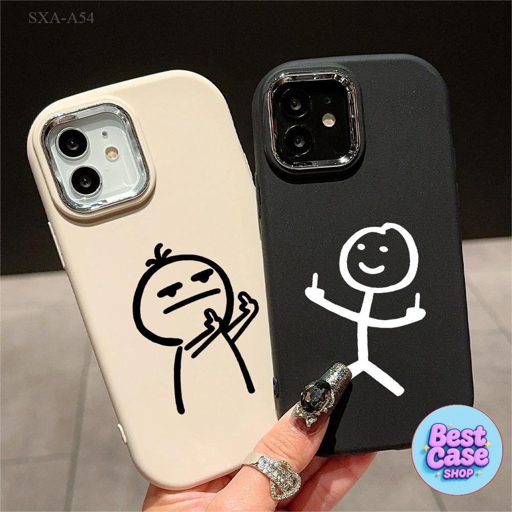 เคส For Samsung Galaxy A55 A54 A53 A50S A06 A16 A04S A05 A05S A50 A51 A15 A12 A14 A02 A03 A03S A23 A24 4G 5G ซัมซุง PD