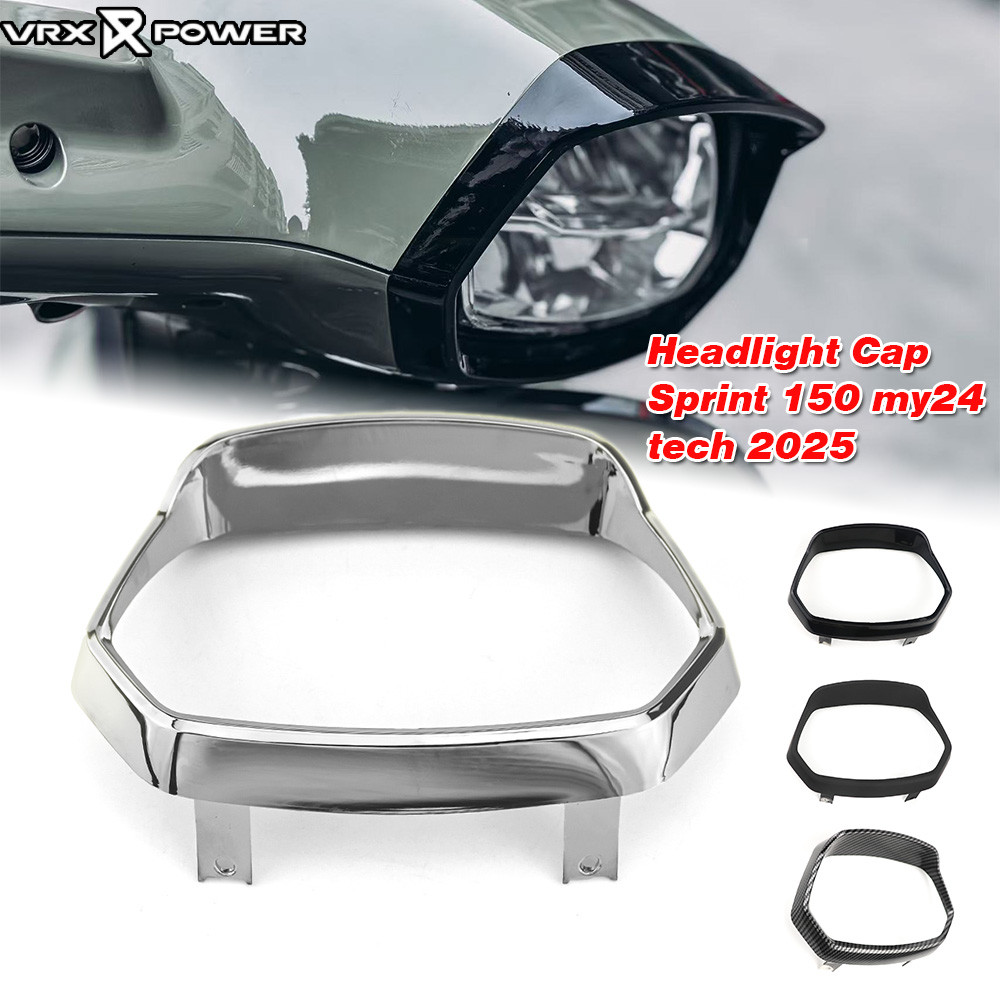 สําหรับ Vespa Sprint 150 my24 sprint tech 2025 ชุดไฟหน้า กรอบไฟหน้า ฝาครอบไฟหน้า