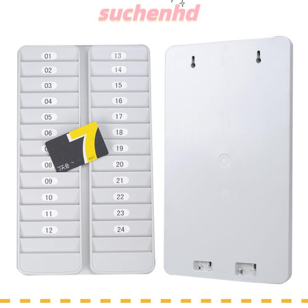 ประเภทการ์ด ซูเชนhd, การแทรกบัตรพนักงานพลาสติก 24 กระเป๋า, ชั้นวางบัตรเวลา, ที่ใส่บัตรติดผนังหลายชั้นสํานั