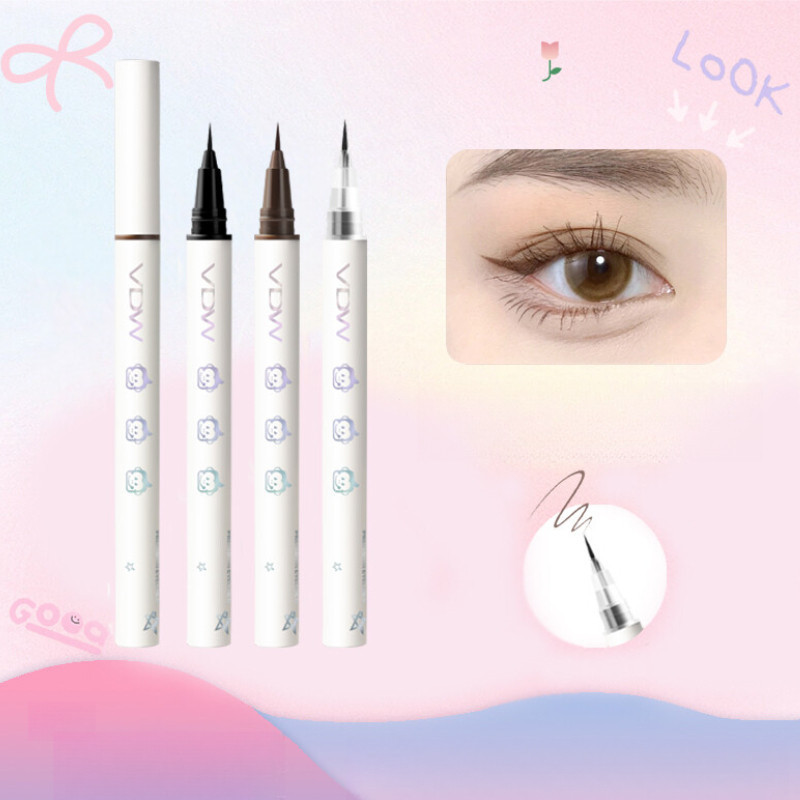 UBUB อายไลเนอร์ Aegyo Sal อายไลเนอร์กันน้ําและกันเหงื่อ Non-Smudging ธรรมชาติและติดทนนาน Extremely Fine