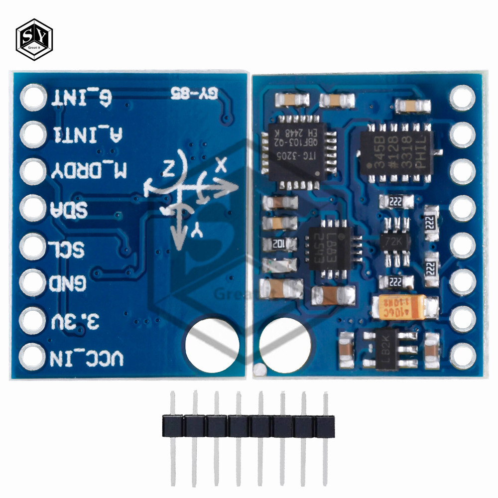 GY-85 BMP085 โมดูลเซ็นเซอร์ (ITG3205 +ADXL345 + QMC5883L) สําหรับ arduino
