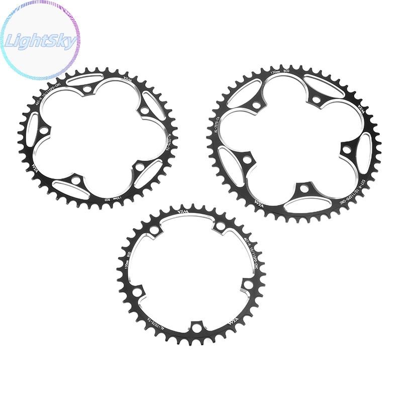 LightSky 130 BCD Chainring N กว้างดาว 38-60T AL7075 Sprocket สําหรับจักรยานเสือหมอบบวกและลบแผ่นเกียร