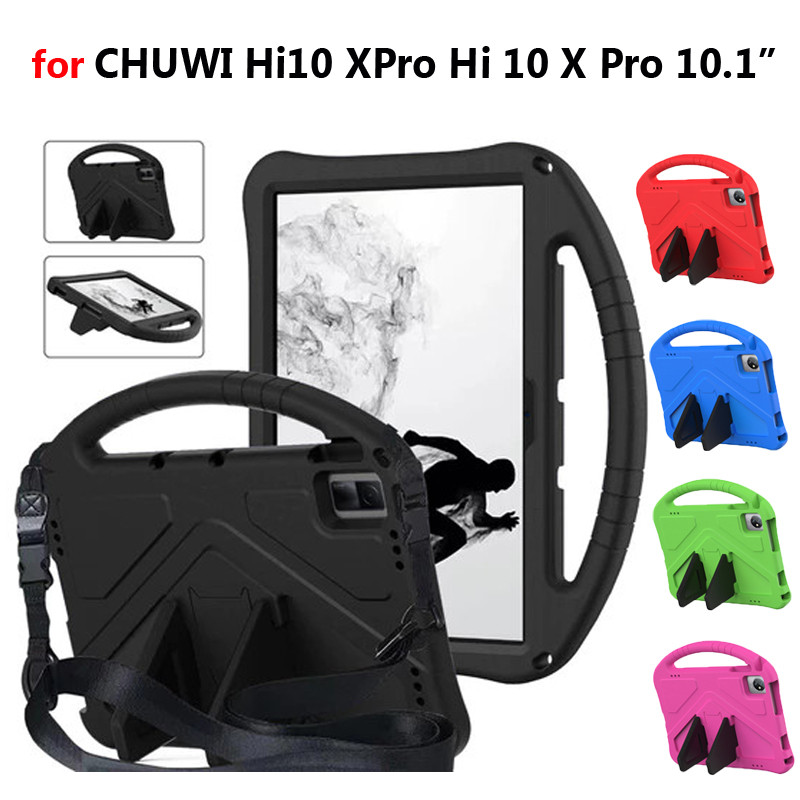 สําหรับ CHUWI Hi10 XPro Hi 10 X Pro 10.1 นิ้ว 2023 แท็บเล็ต EVA แบบพกพากันกระแทกเด็กปลอดภัยขาตั้งกัน