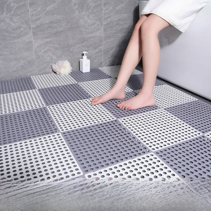 Wholesale bathroom anti-slip mat stitching can be cut shower mat full shop toilet bathroom home waterproof foot mat