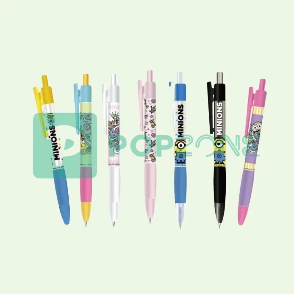 KIAN-DA ปากกาหมึกเจล Minion Collection แห้งไว เขียนลื่น มีให้เลือก 7 ลายไว้สะสม (จำหน่าย 1 ด้าม)