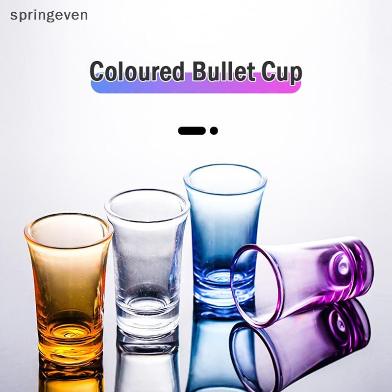 [springeven] ใหม่ 6 PCS แก้วช็อตวิญญาณพลาสติก Shot Cup Party Bar Club ดื่มเครื่องมืองานแต่งงานแก้วไวน์ค็อกเทล Pint Bullet ถ้วยวอดก้าสต็อกใหม่