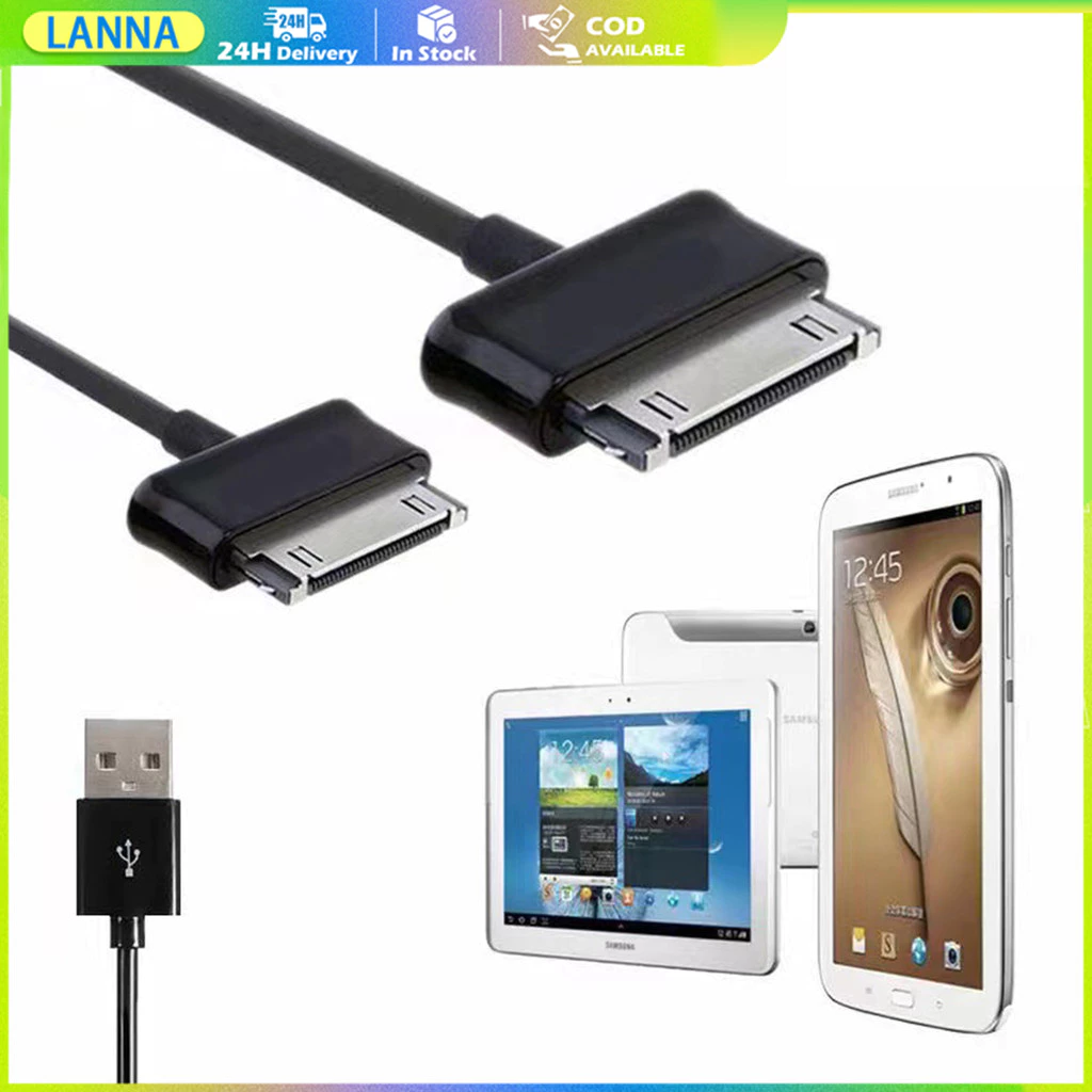 ร้านอยู่ที่ไทย สายชาร์จข้อมูล samsung Galaxy Tab P1000 p3100 P3110 สายยาว1M แท็บเล็ต