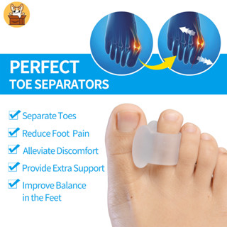 Am-az2pcs Soft Silicone Gel Toe Separator - Bunion Spacers, …