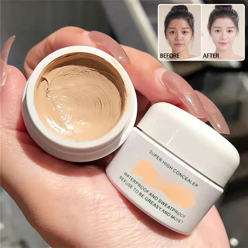 คอนซีลเลอร์กันน้ําเต็มรูปแบบสําหรับรอยสัก, แผลเป็น - รองพื้น Natural Finish สําหรับทุกสีผิวและประเภท