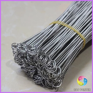 E.C. แปรงล้างหลอดดูด จุกนม ขนไนล่อน ไม่ทำให้เป็นรอย Stainless steel soft straw straw brush