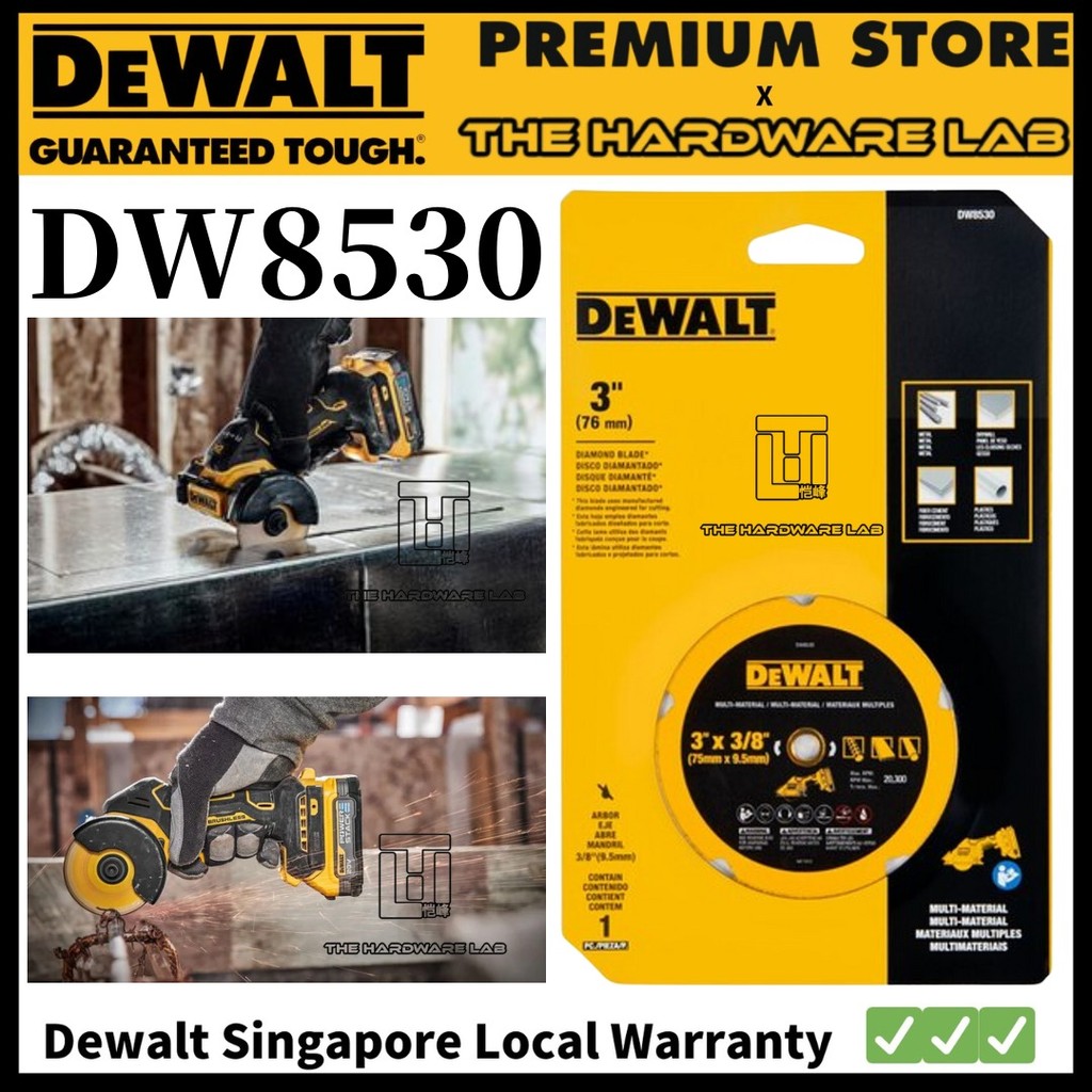 {The Hardware Lab}Dewalt DW8530 Diamond Multi-Material Blade 3 นิ้ว