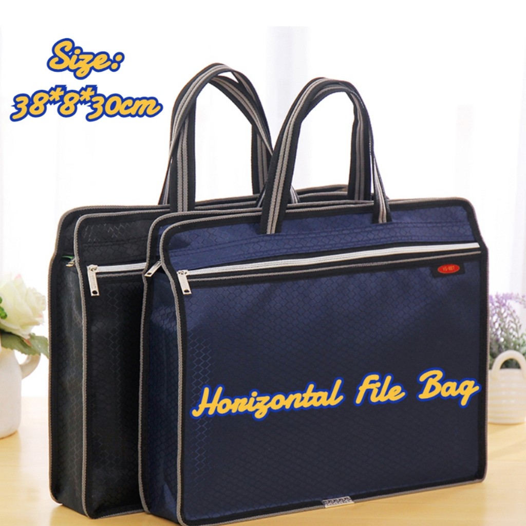 15นิ้ว กระเป๋าเอกสารกันน้ำ labtop bag กระเป๋าธุรกิจ มีซิป สํานักงาน โรงเรียน