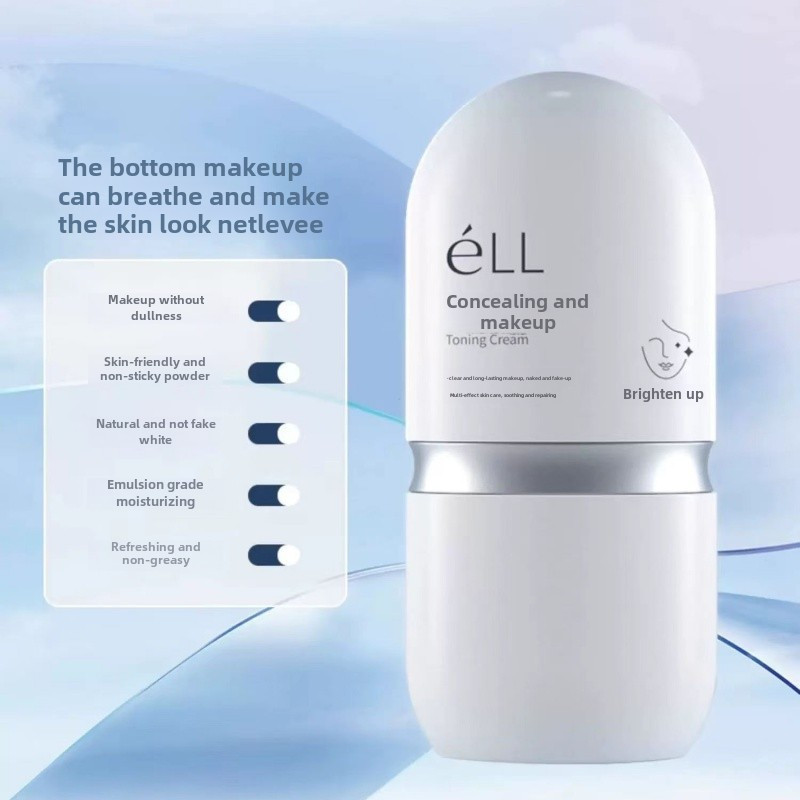 Ell Body Isolation Beauty Cream สําหรับผู้หญิงธรรมชาติคอผิว Tone Nude แต่งหน้าขี้เกียจนักเรียนผู้ชาย