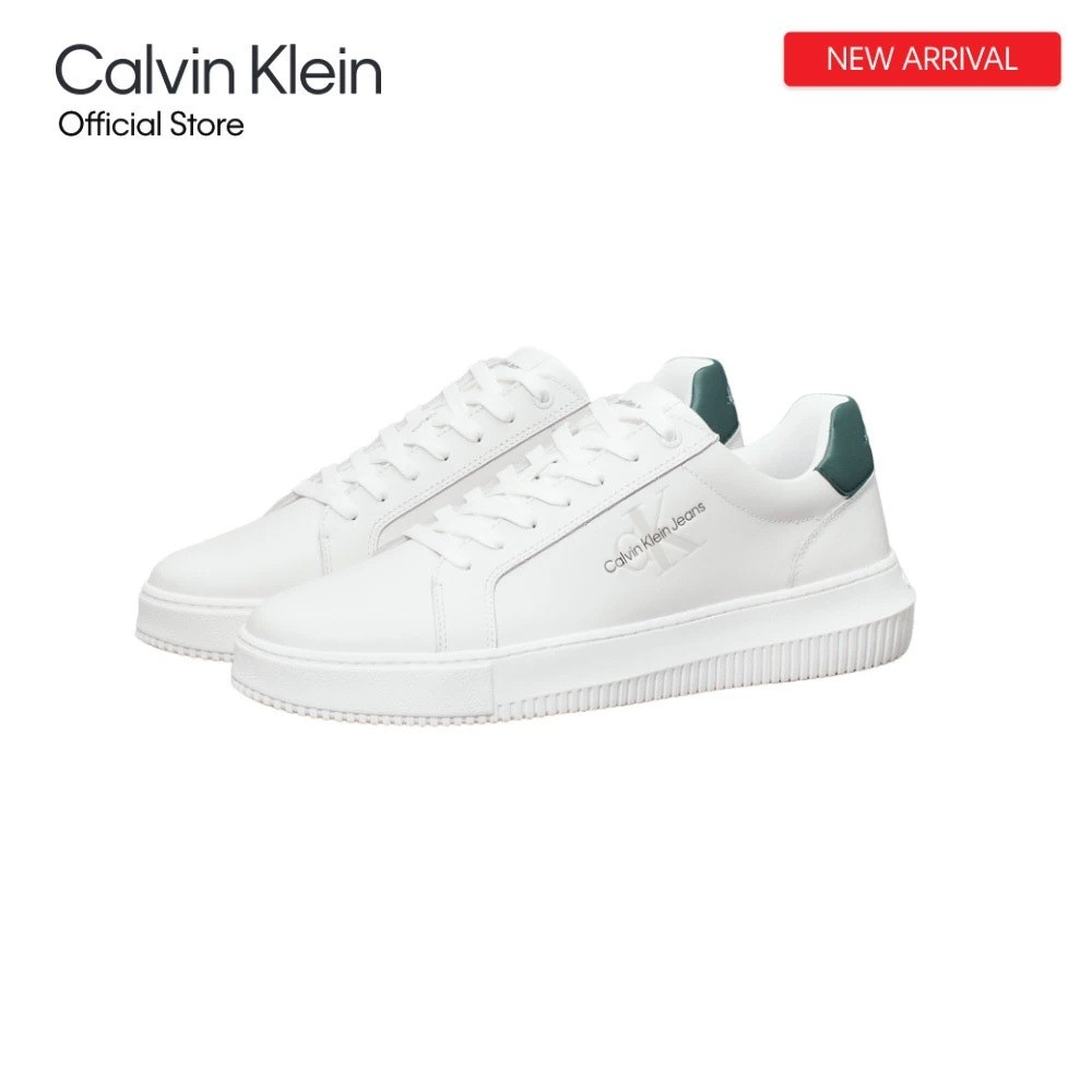 CALVIN KLEIN รองเท้าผ้าใบผู้ชาย Malmo Sneakers รุ่น YM00681 0YG - สีขาว