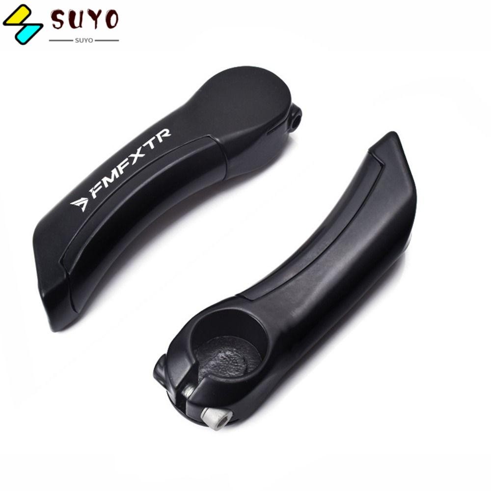 Suyo ปลายบาร์แฮนด์ 1 คู่, ปลายบาร์จับอลูมิเนียมกันลื่น, Creative Ultralight สําหรับ 22.2 มม.ท่อจักรยานเสือภูเขาขนาดเล็ก Grip Extension สําหรับ MTB BMX จักรยาน
