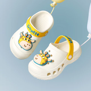 Cheerful Mario 13-20ซม 4 Animals Slipper เด็ก ฤดูร้อน สไตล์เจ้าหญิง น่ารัก รองเท้าแตะยูนิคอร์นเด็ก แฟชั่น การ์ตูน รองเท้ารัดส้นหมีเด็ก