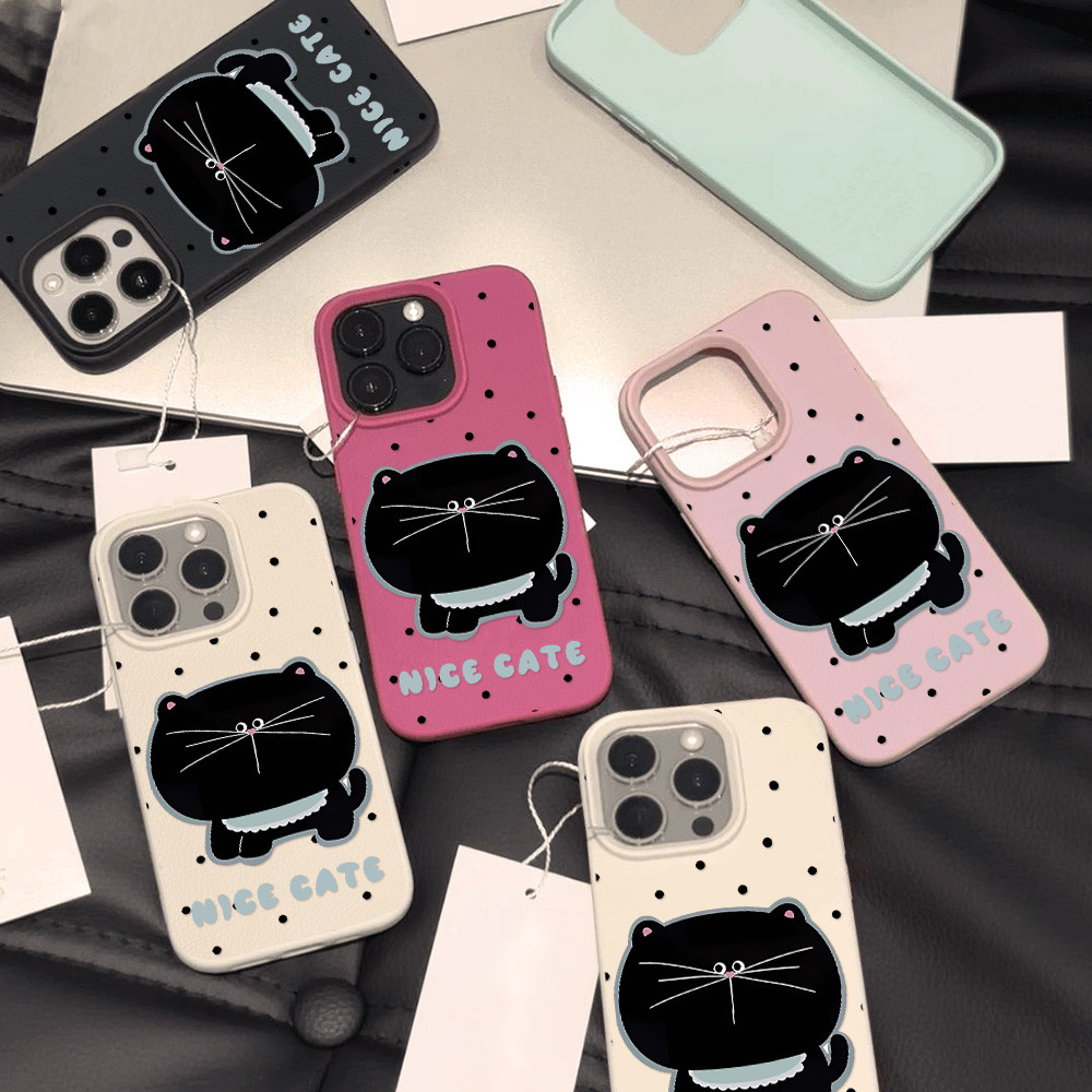 เคสโทรศัพท์ For iPhone 13 11 17 pro max Case iPhone 11 15 16 pro max 14 12 pro max XR XS Max ผิวสัมผัสสุดน่ารัก - รูปที่ 6