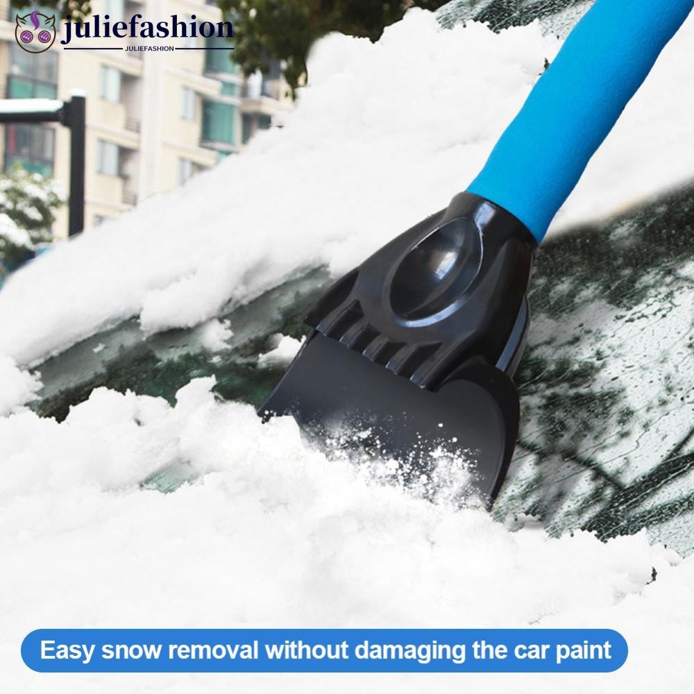 JULIEFASHION รถ Snow Scraper Defroster Scraper สําหรับฤดูหนาวรถแก้ว Snow Clearing เครื่องมือ J4O7