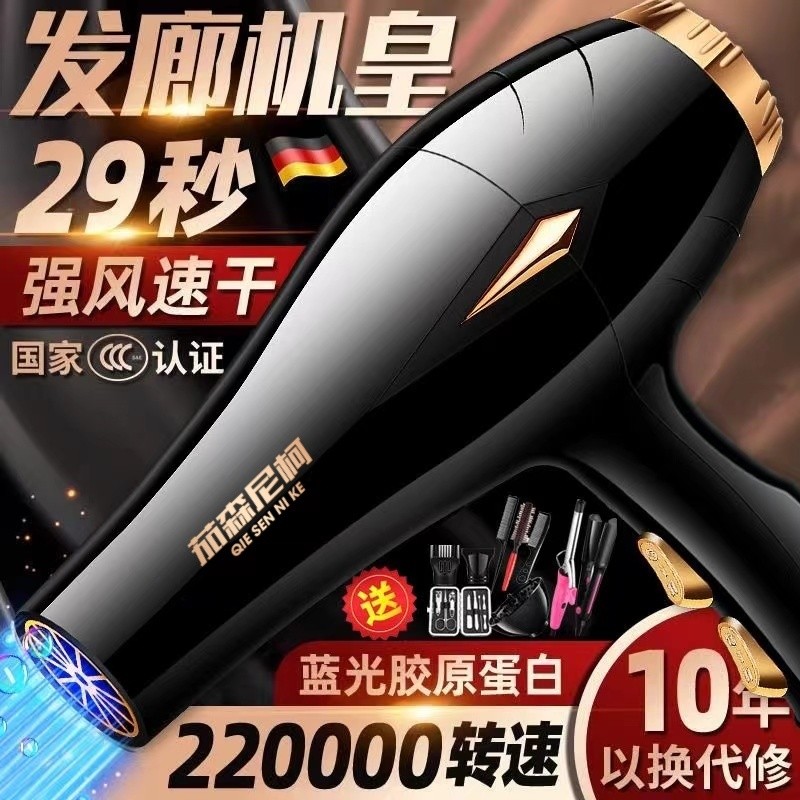 ร้านทําผมเฉพาะเครื่องเป่าผมเครื่องเป่าผมลมสูงครัวเรือนร้านตัดผมพลังงานสูงไอออนลบดูแลเส้นผมแห้งเร็วเง