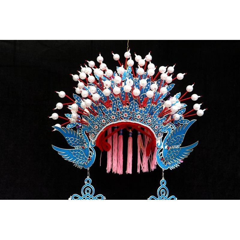 T อินเทรนด์ Phoenix Crown หมวกเจ้าสาว Headdress งานแต่งงาน Phoenix Crown Xia Crown ปักกิ่งละครละคร Phoenix C - รูปที่ 5