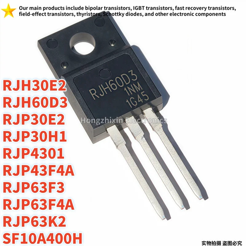 1-5PCS RJH30E2 RJH60D3 RJP30E2 RJP30H1 RJP4301 RJP43F4A RJP63F3 RJP63F4A RJP63K2 SF10A ทรานซิสเตอร์-