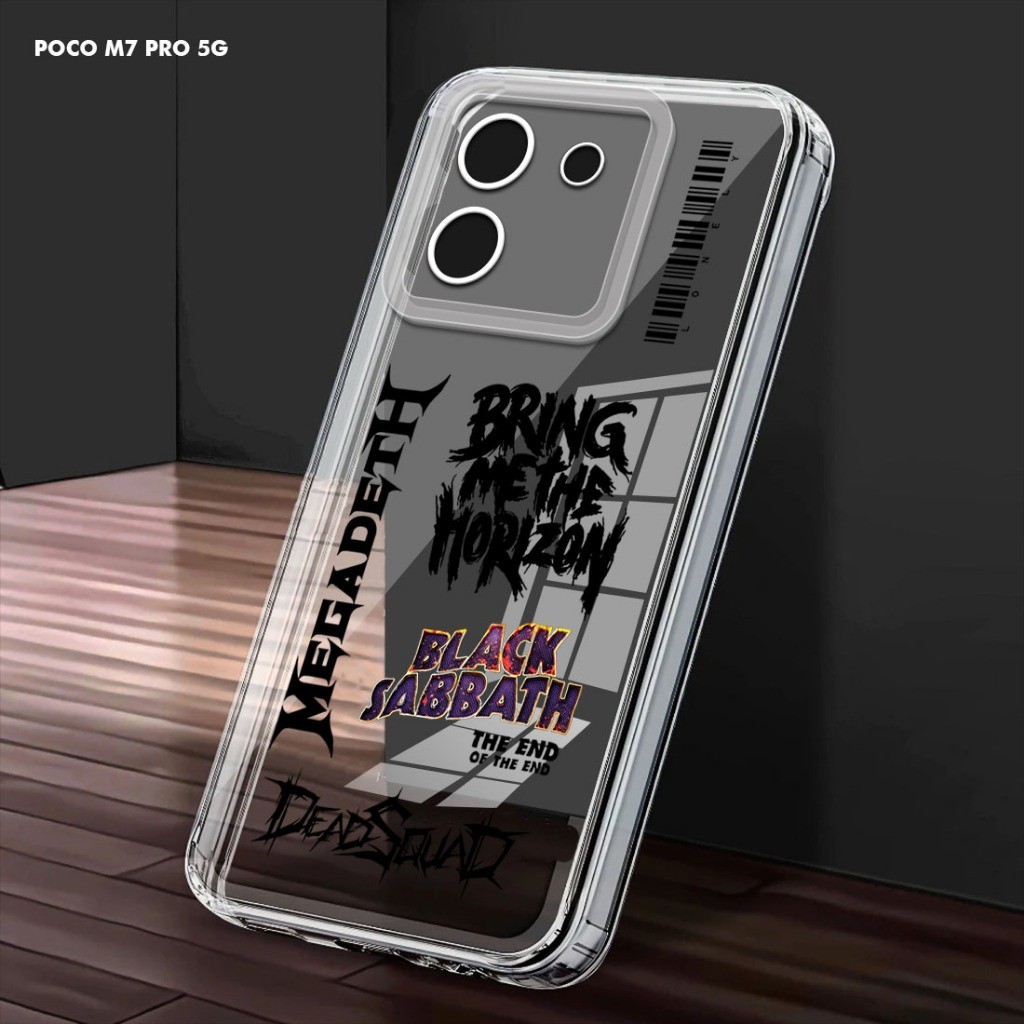 HP Continuous Clear Softcase มีจําหน่ายสําหรับ Xiaomi Poco M7 Pro M3 M4 M5 M6 Pro METAL Image เคสโทร