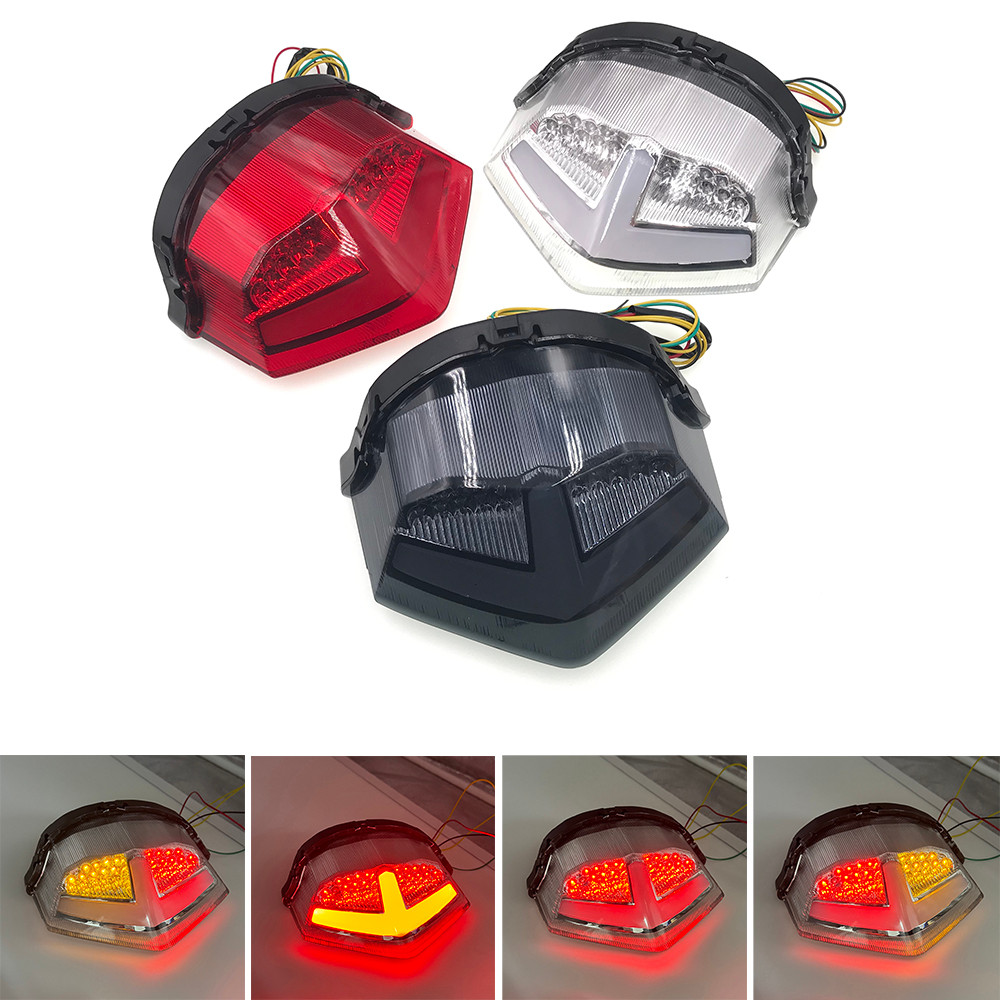 CBR1000RR รถจักรยานยนต์ LED แบบบูรณาการไฟท้ายไฟเบรคด้านหลังไฟเลี้ยวไฟสัญญาณสําหรับ Honda CBR1000 CBR