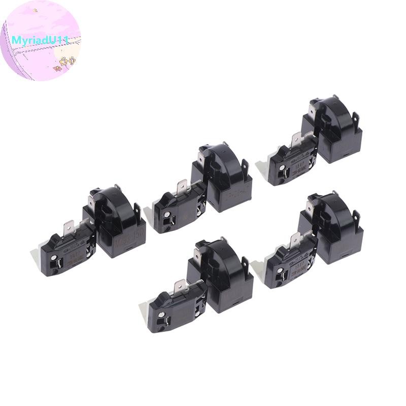 MyriadU PTC Starter Relay ตู้เย็น Starter รีเลย์ตู้เย็น Overload Protectorpatible พร้อมตู้เย็นpresso