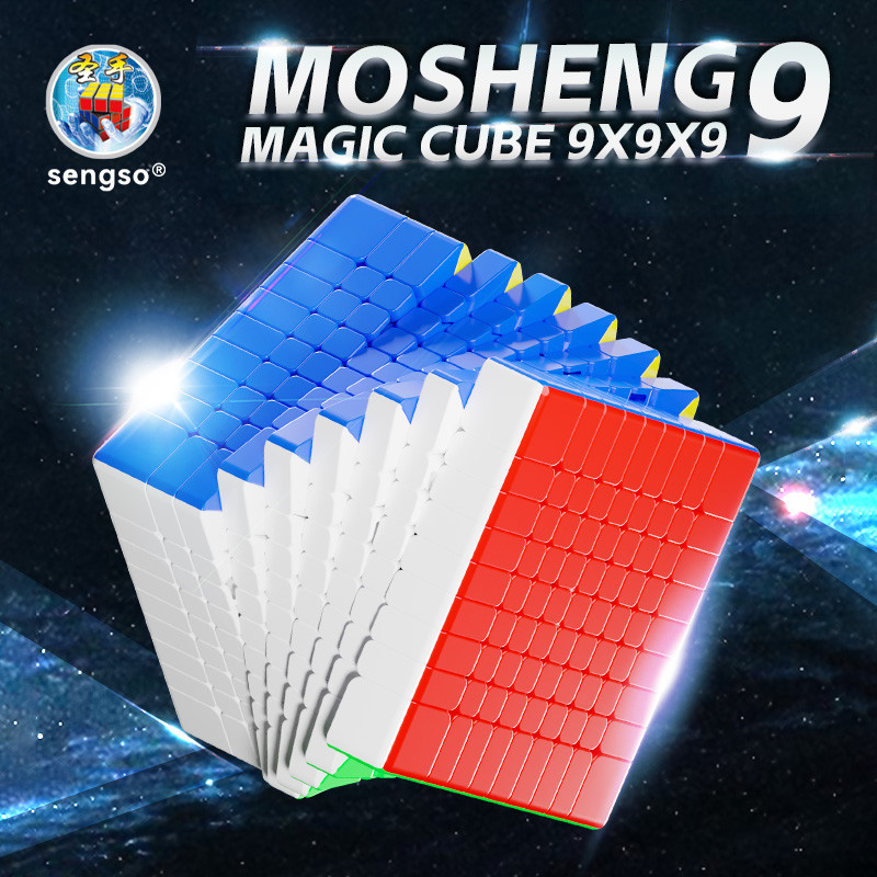 ShengShou Mosheng 9x9 Magnetic Cube Sengso 9x9 Cube Stickerless Professional ปริศนาของเล่น
