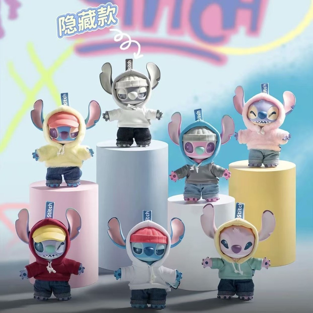 Stitch Ready Stock MINISO MINISO MINISO Street Stitch Mystery Box Gen Series อินเทรนด์เล่นของขวัญน่ารัก