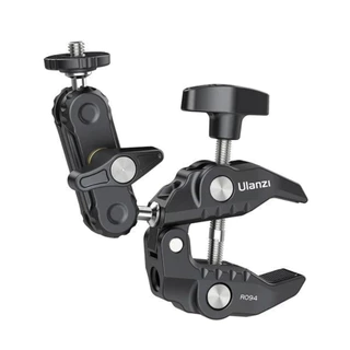 Ulanzi R094 Multi-Functional Super Clamp แคลมป์หนีบขาตั้ง ข้อ บาร์ พร้อมอะแดปเตอร์ต่อกล้อง ไฟเสริม