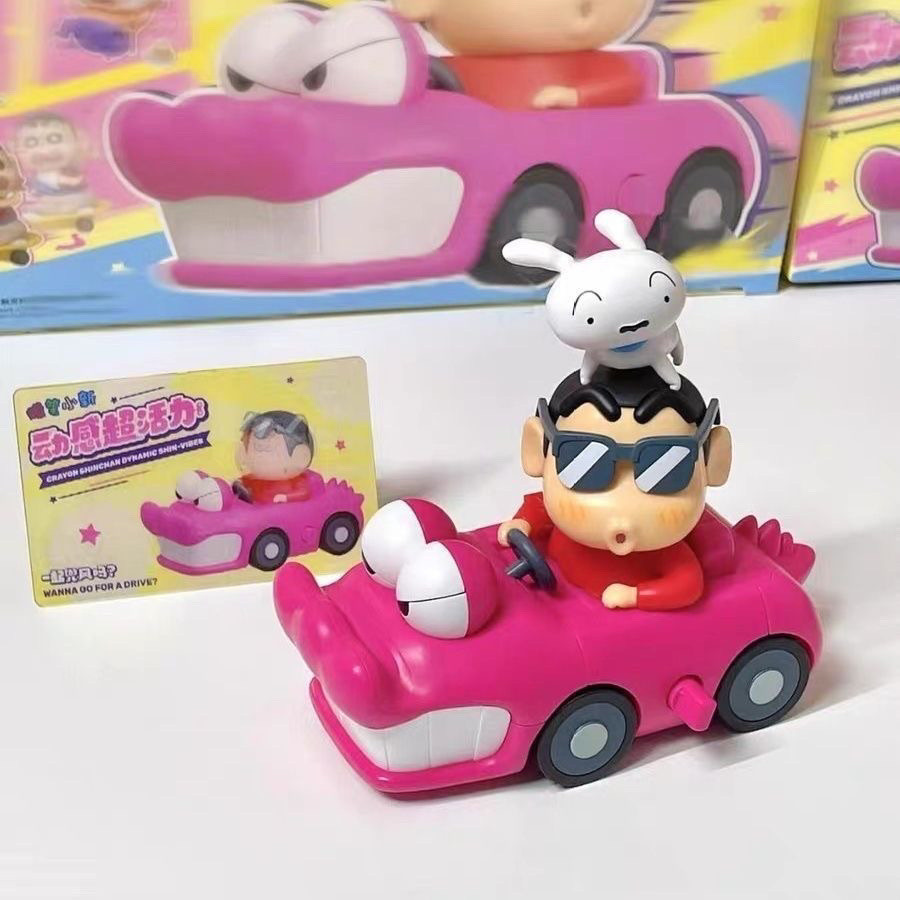 ของแท้52toys Crayon Shin-Chan แบบไดนามิก Super Vigor Series อุปกรณ์ตกแต่งกล่องตาบอดของเล่นเล่นอินเทรนด์