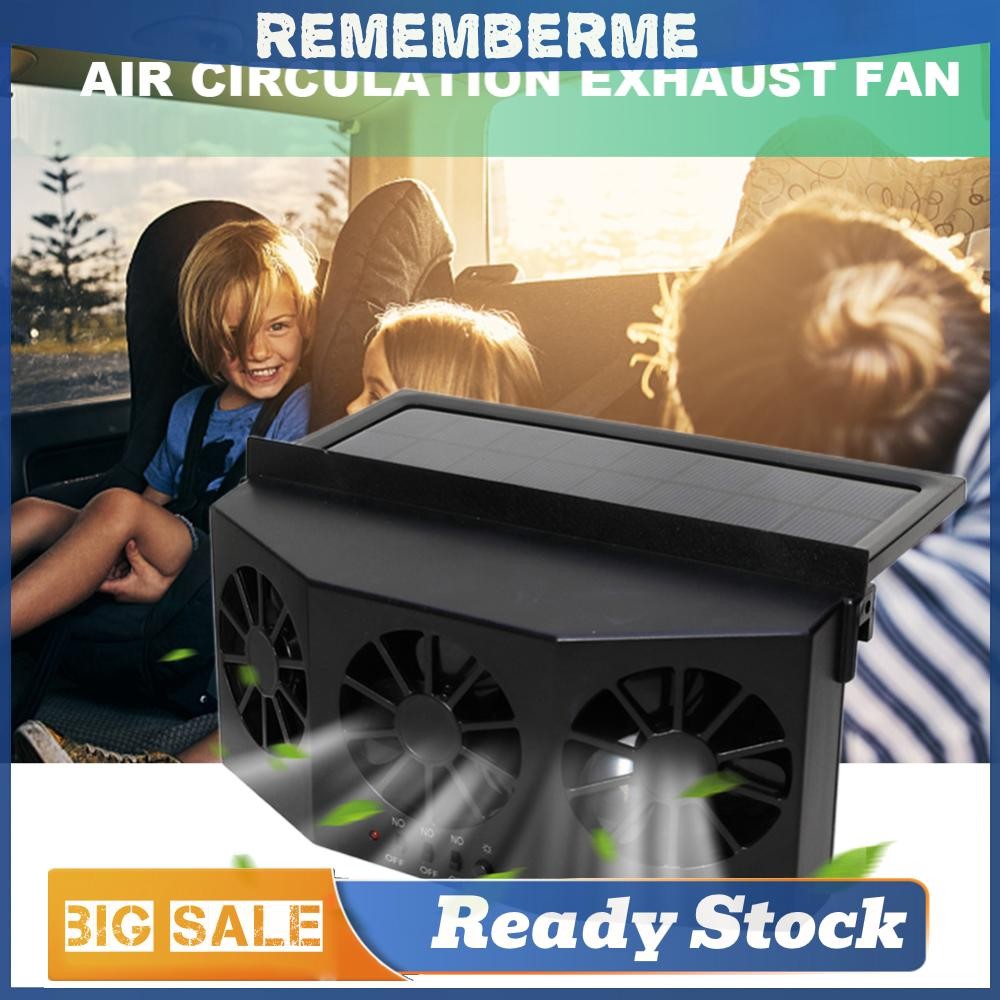 🚚จัดส่งในกรุงเทพฯ🚚พัดลมหมุนเวียนอากาศ 3 หัวพัดลมระบายความร้อนอัตโนมัติ 2.4V รถยนต์ไฟฟ้าคูลเลอร์อะไหล่รถยนต์ - รูปที่ 5