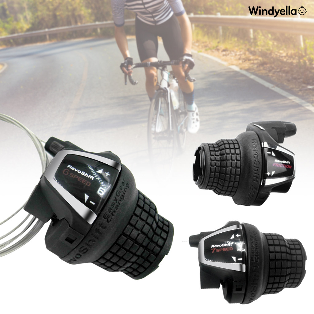 [WD] Sl-rs35 Universal กันน้ํา 3/6/7 Speed Derailleur Gear Shift 22mm Twist Grip สําหรับจักรยานเสือภูเขา