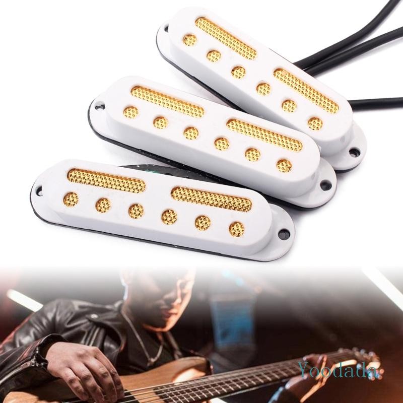 Yoo Dual Coils 4 Wires Mini Humbucker Neck Pickup Kits สําหรับชิ้นส่วนกีตาร์