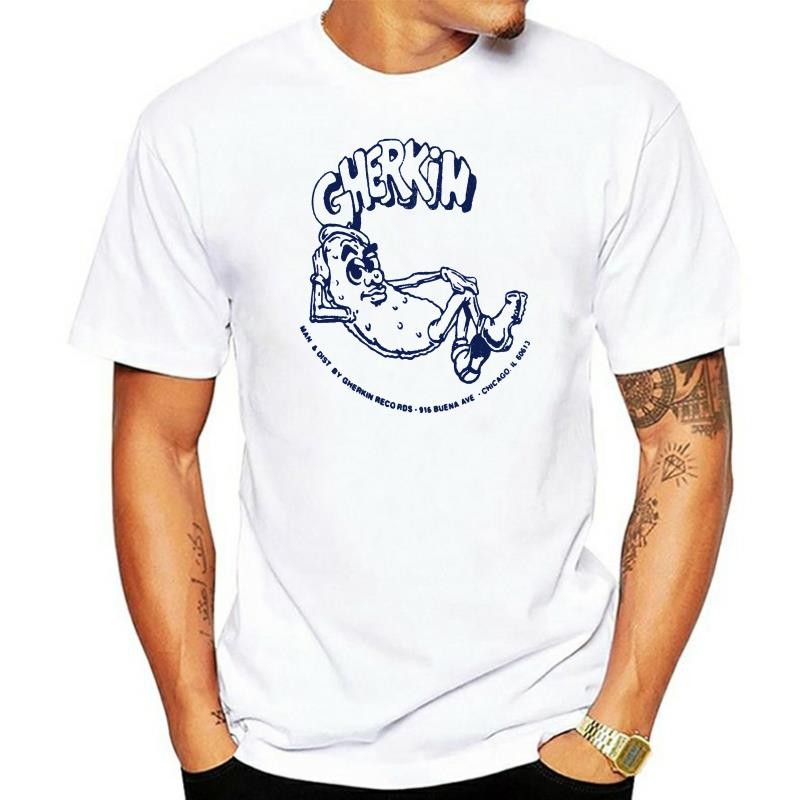 GHERKIN RECORDS T-Shirt ดีไซน์พิเศษ มีลายของศิลปิน Mr. Fingers และ Barry Heard