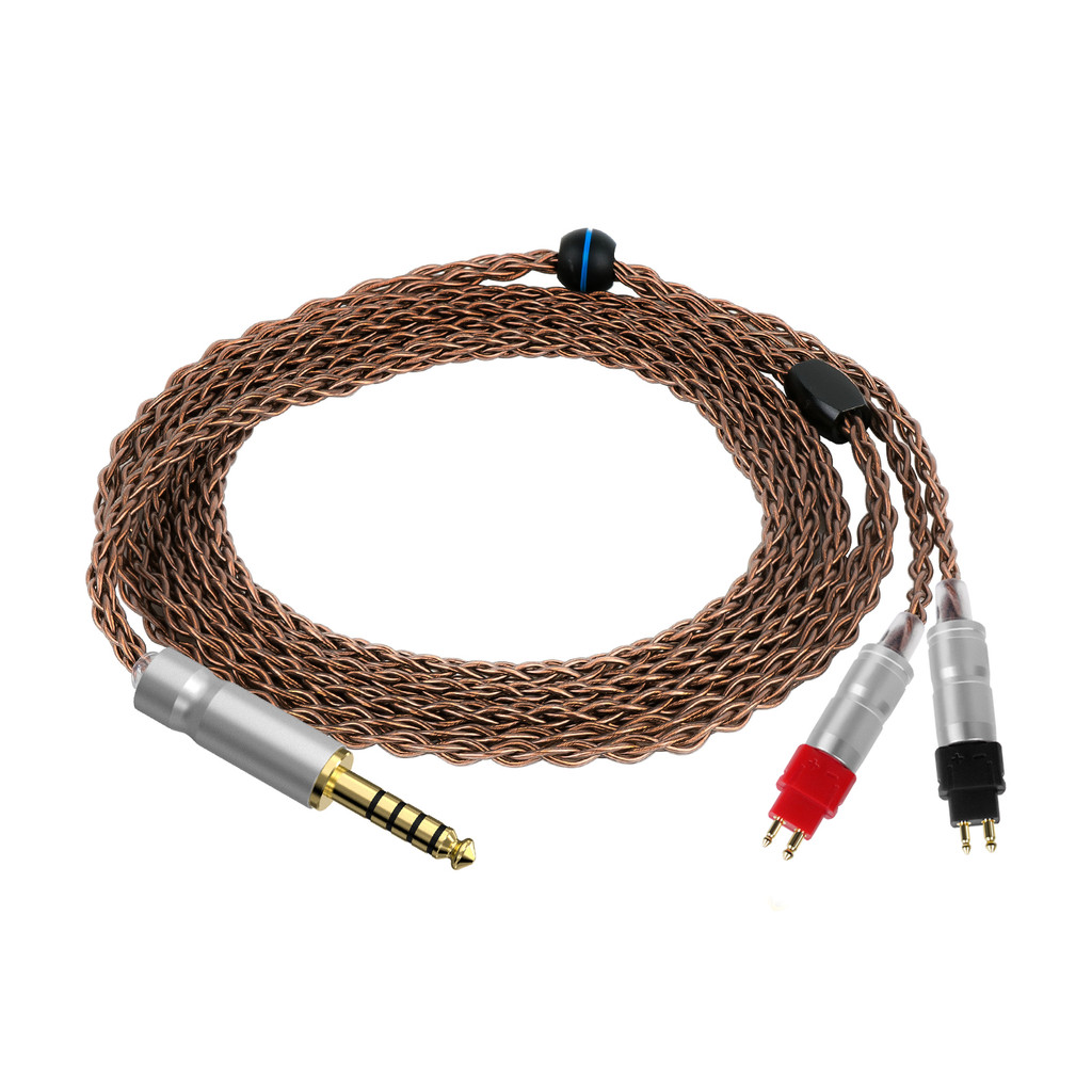 สายสัญญาณเสียงอัพเกรด Geekria เข้ากันได้กับสายหูฟัง Sennheiser HD 600, HD 650, HD 660S2, ชุดหูฟัง HD 6XX, สายหูฟัง 4.4 มม. ถึง 2Pin (1.5 ม.)