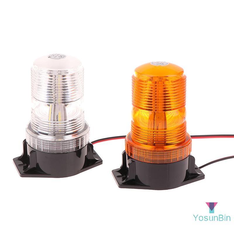 Yosunbin] 10-80V 30 LED พลังงานสูงไฟเตือนฉุกเฉินแฟลช Strobe Light Beacon สําหรับรถยกรถบรรทุกรถโรงเรียนสีฟ้าสีแดงสีขาวสีเหลืองใหม่