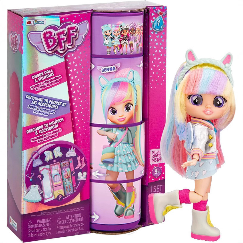 Bff By Cry Babies Crying Doll แฟชั่น Katie Joint Dress Up Play House Doll 20cm