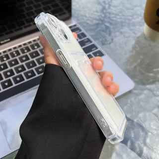 เคสโทรศัพท์แบบมีการ์ด TPU For Vivo Y21 Y17S V30 Pro Y29 Y19S Y20 Y11 Y03 Y15S Y22 Y27 Y36 Y12 y21s Y02 Y16 กันฝุ่น Case