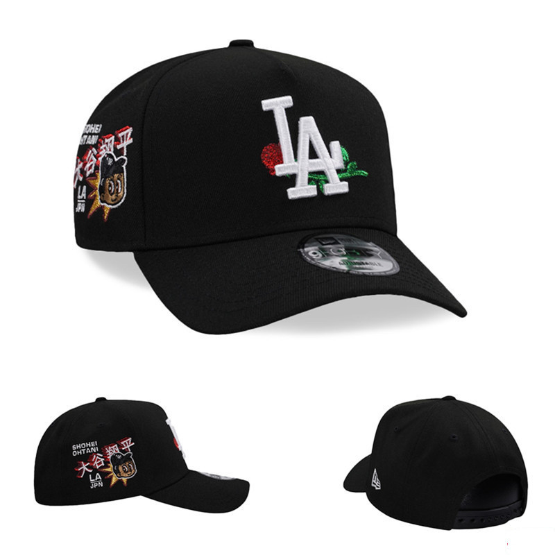หมวกเบสบอล DodgersSnapback ใหม่ หมวกเบสบอลลําลอง หมวกปาร์ตี้ฮิปฮอป หมวกท่องเที่ยวลําลอง