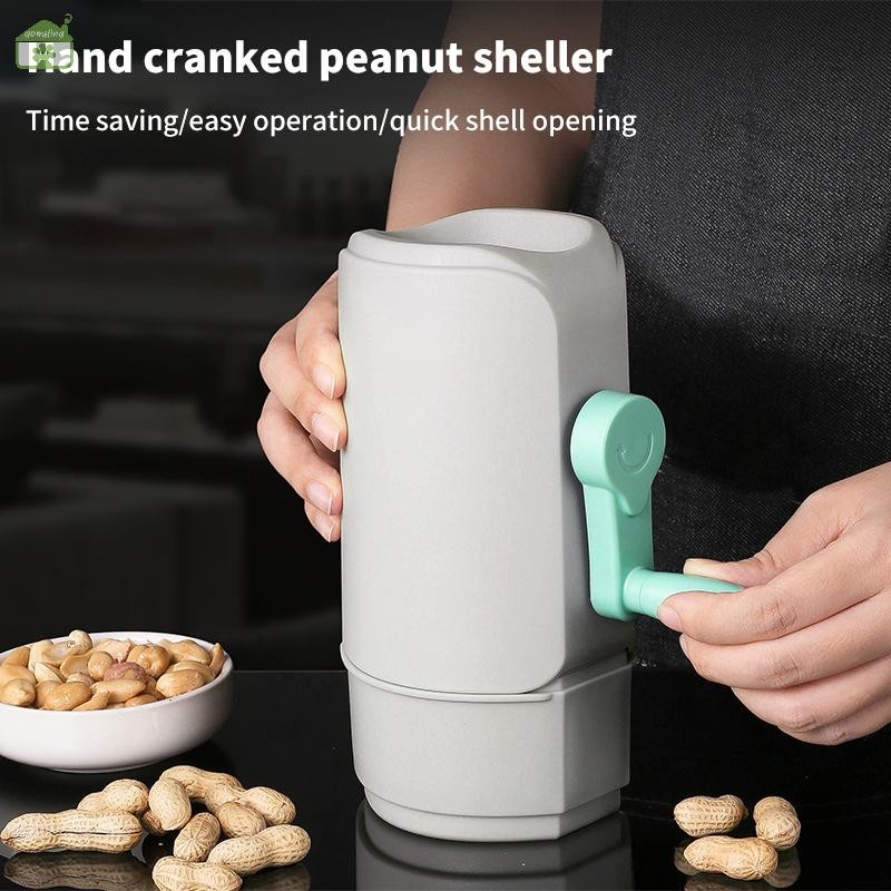 Gong Hand Crank Peanut Sheller อัตโนมัติถั่วลิสง Peeler ถั่วลิสง Peeler ที่มีประสิทธิภาพถั่วลิสง De-Shelling เครื่องอุปกรณ์ครัว th