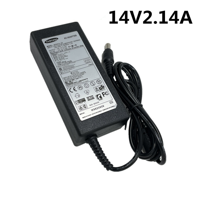อะแดปเตอร์จอ Samsung LG 14V 6.5x4.4cm อะแดปเตอร์สากล ใช้ได้ทั้ง 3.0A/2.14A/1.79A/1.78A/1.43A Monitor Adapter