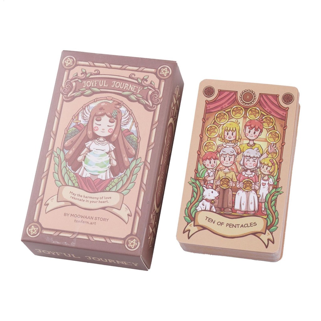 Joyful Journey Tarot Happy Journey Tarot การ์ดเกมกระดาน noath