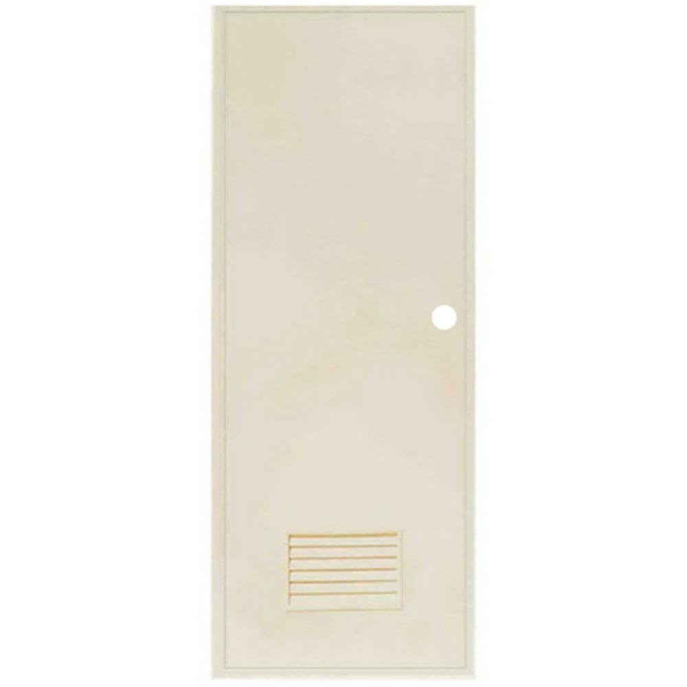 ประตูห้องน้ำ ประตูห้องน้ำ PVC AZLE-2 เกล็ดล่าง UV 70x200 ซม. สีครีม ประตู วงกบ ประตู หน้าต่าง AZLE 7